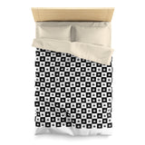 Microfiber Duvet Cover | Checkerboard