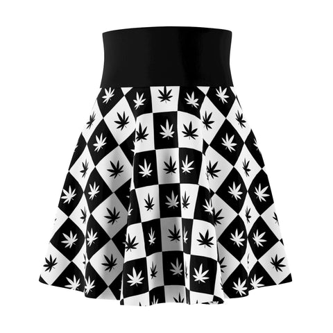 Women's Skater Skirt | Checkerboard