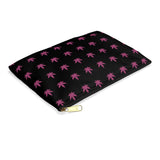 Carry All Pouch | Pink Leaves