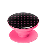 Collapsible Cell Phone Stand | Pink Leaves