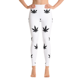 Leggings | Black Leaves Yoga Leggings