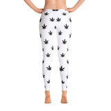 Leggings | Small Black Leaves