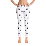 Leggings | Small Black Leaves
