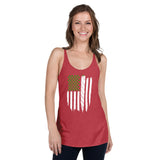 Women's Racerback Tank | Grass Flag