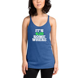 Women's Racerback Tank | It's 420 Somewhere