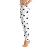 Leggings | Small Black Leaves Yoga Leggings