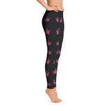 Leggings | Pink Leaves