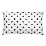 Pillow | Black Leaves Rectangular Pillow